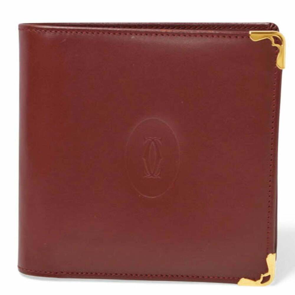 Cartier Men's Must de Bi-fold Wallet, Bordeaux, 73184192